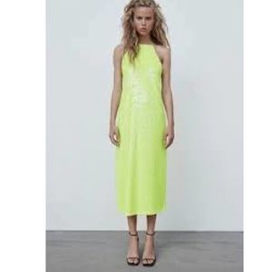 Zara Sequin Midi Dress